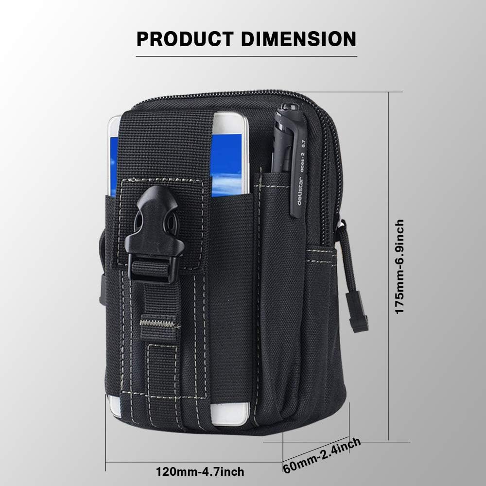 Bolsa táctica Molle para cintu - Edc Carry Belt reseña y precio