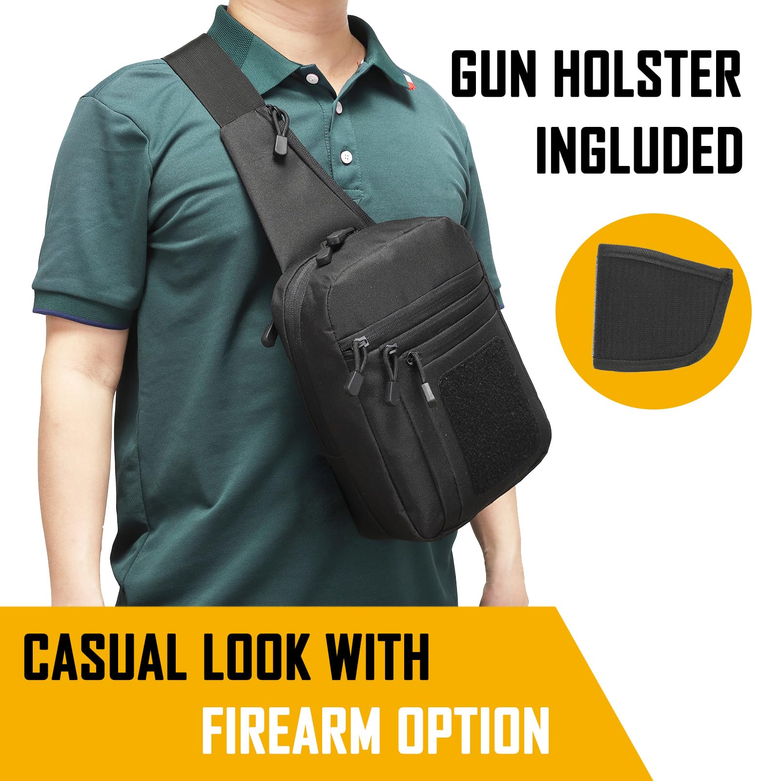 Bolso bandolera de transporte  - Edc Carry Gun reseña y precio