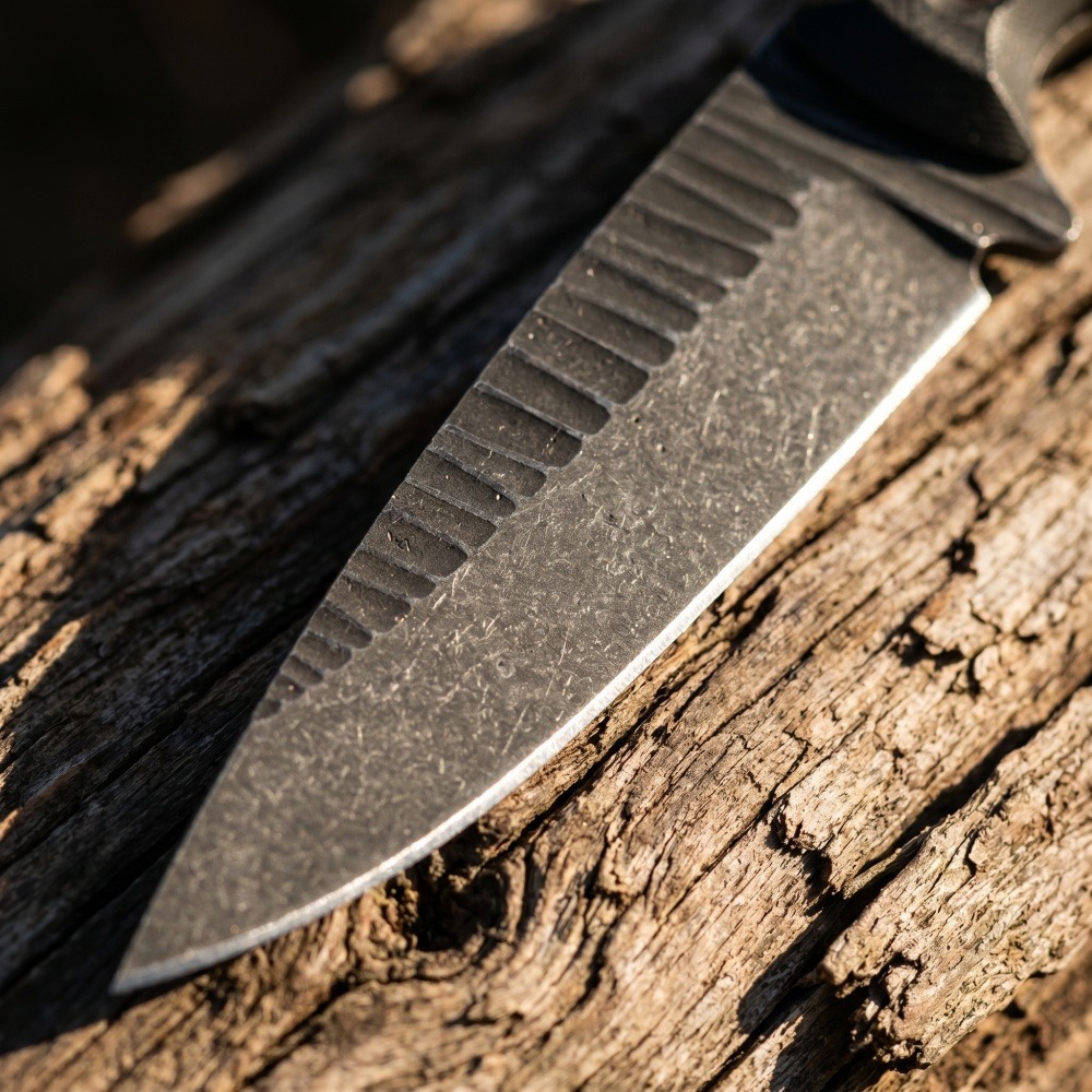 Cuchillo Bushcraft de Espiga C - Edc Concealed Carry Knife reseña y precio