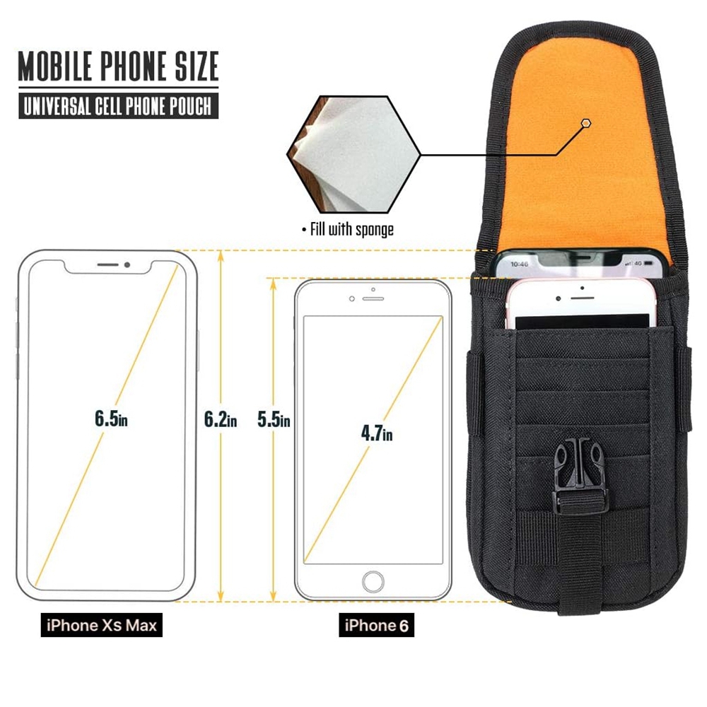 Funda Táctica para Teléfono Mo - Edc Carry Belt reseña y precio