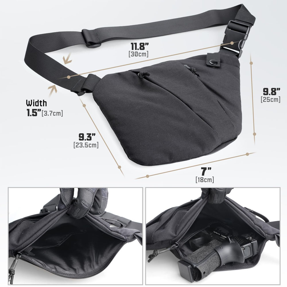 Bolsa de transporte táctica pa - Edc Carry Gun reseña y precio